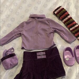 Doll Outfit with Skirt, Shoes & Accessories